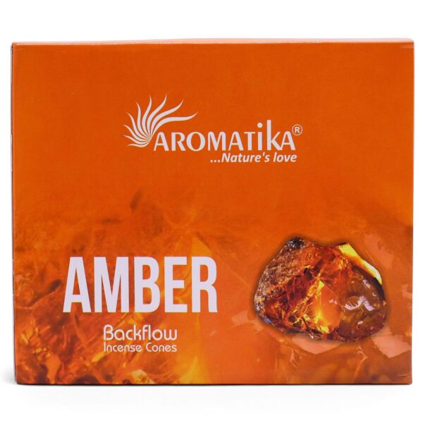 Aromatika Masala Tillbakaflöde Rökelsekoner - Bärnsten