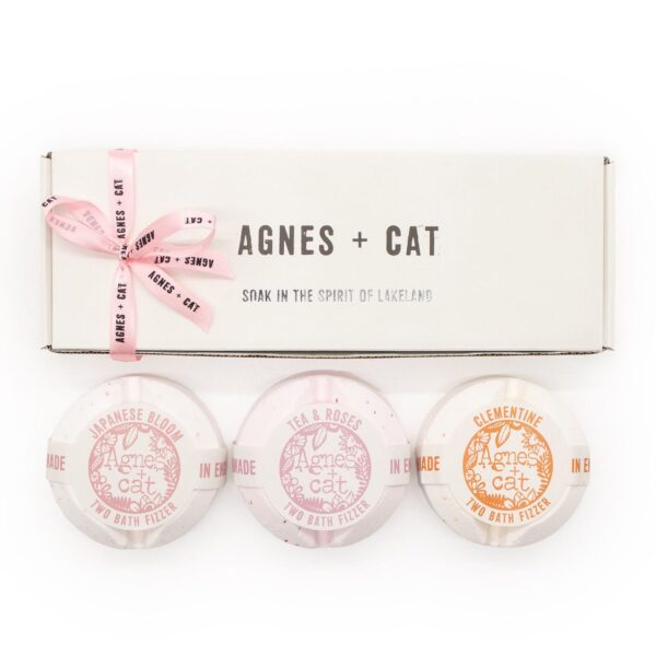 Agnes + Cat Presentset med Badtabletter - Blommor & Citrus