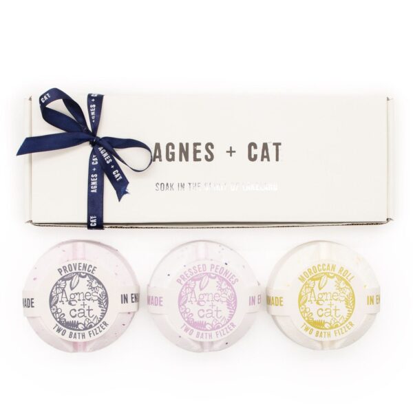 Agnes + Cat Presentset med Badtabletter - Hemlig Trädgård