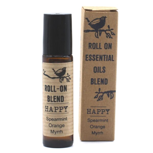 Roll On Eteriska Oljeblandningar 10ml - GLAD