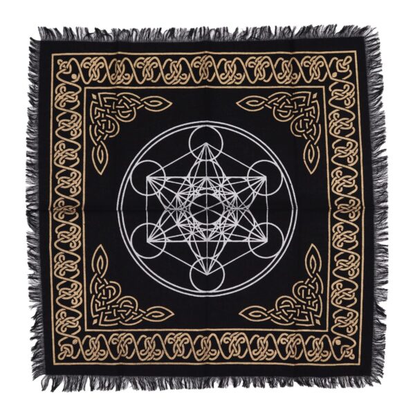 Esoterisk Fransad Altarduk - Chakradiagram