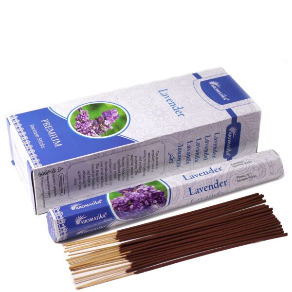 Aromatika Hex Kolfria Rökelsepinnar - Lavendel