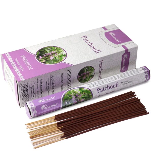 Aromatika Hex Kolfria Rökelsepinnar - Patchouli