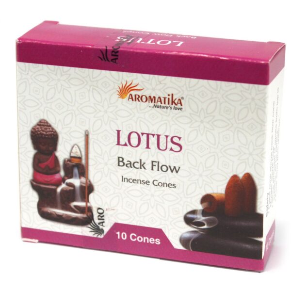 Aromatika Tillbakaflöde Rökelskoner - Lotus