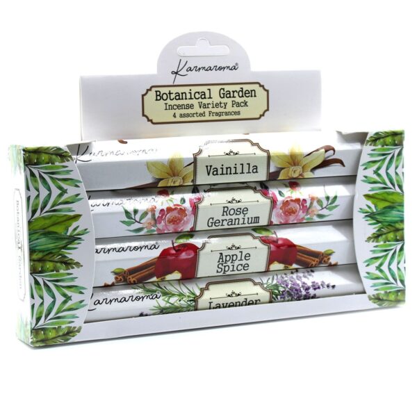 Botanisk Trädgård Rökelse - Presentset med 4 Olika Dofter