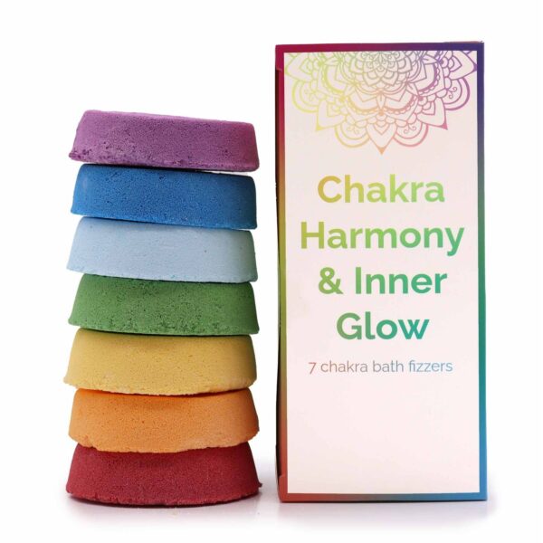 Chakra Brusande Badtablett - Stort Paket - Chakra Harmoni & Inre Glöd