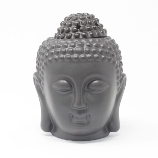 Buddhas Huvud Oljebrännare - Svart