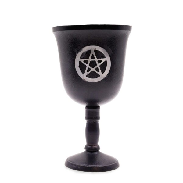 Ritualbägare i Järn - Pentagram - 20x11cm