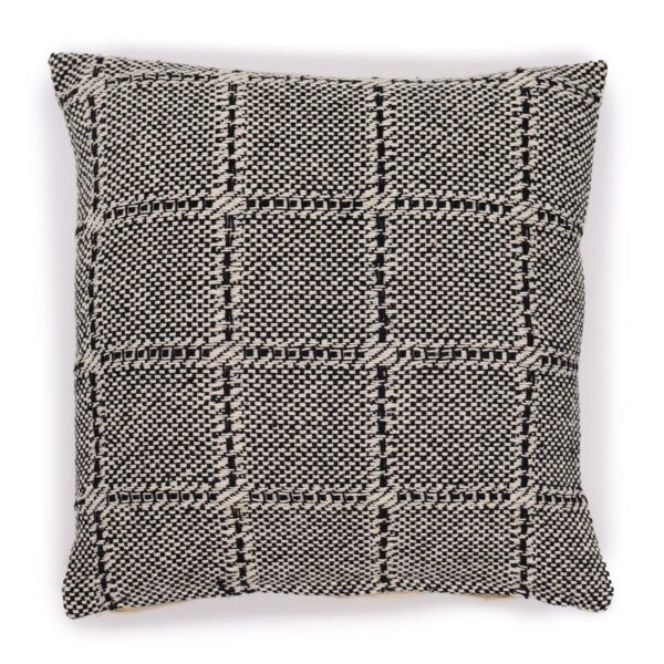 Klassisk Kuddfodral - Kvadrater Grå - 40x40cm - 2-pack