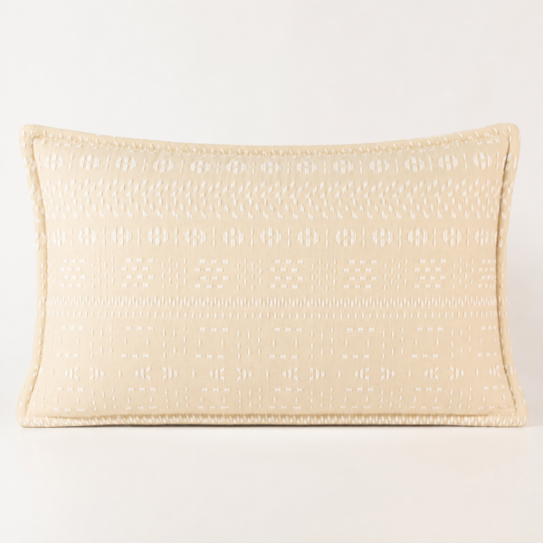 Klassiskt kuddfodral - mjuk stenfärg - 30x50cm - trästil - 2-pack