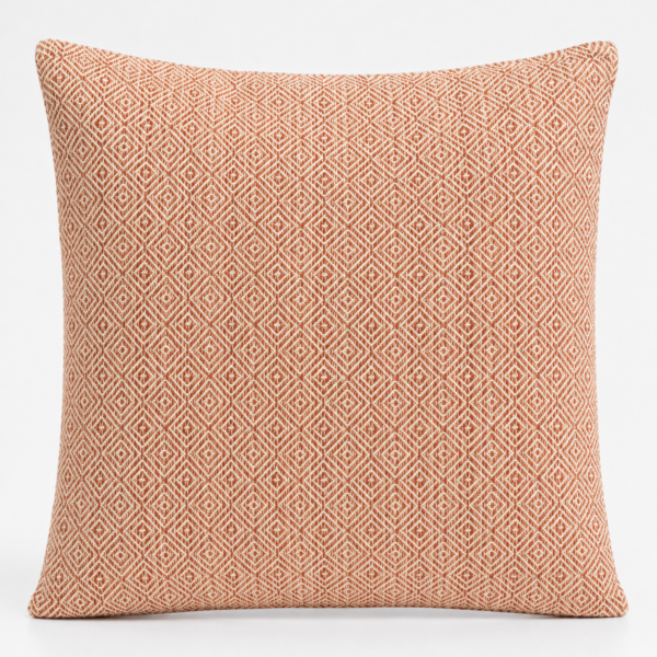 Kuddfodral i klassisk stil – vinröda rutor – 60x60 cm – Jumbo-stil - 2-pack