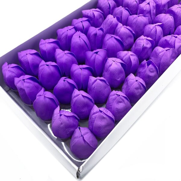Tvålblommor till Hantverk - Mellanstor Tulpan - Lavendel