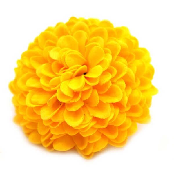 Tvålblommor till Hantverk - Liten Krysantemum - Gul