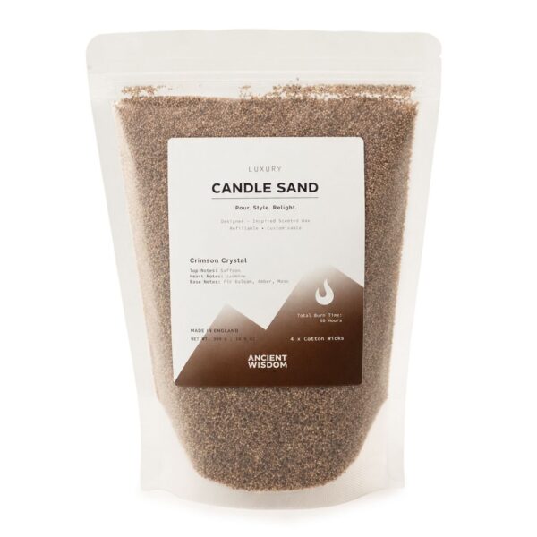 Doftljussand - Mocha-brun - Crimson Crystal - 300g