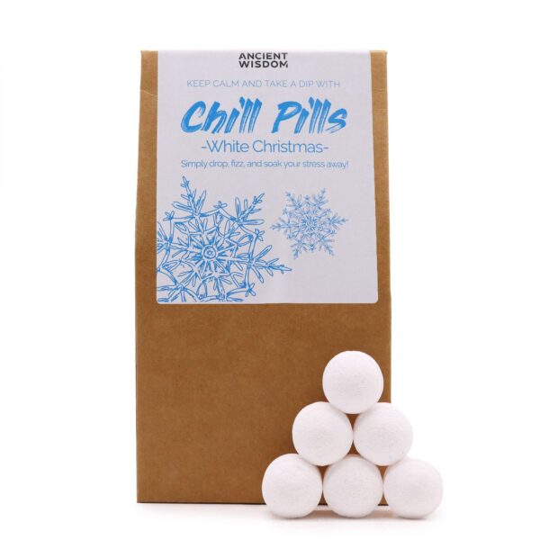 Badpiller Presentpaket 350g - Vit Jul