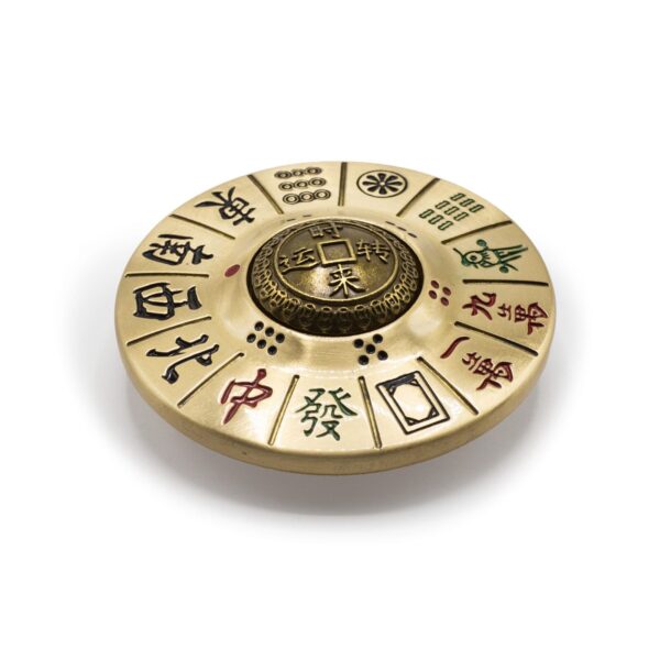Feng Shui Lyckohjul - Pengaregn med Mahjongbrickor
