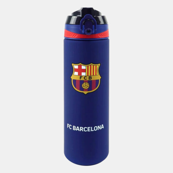 FC Barcelona Barca flaska med sugrör 700 ml