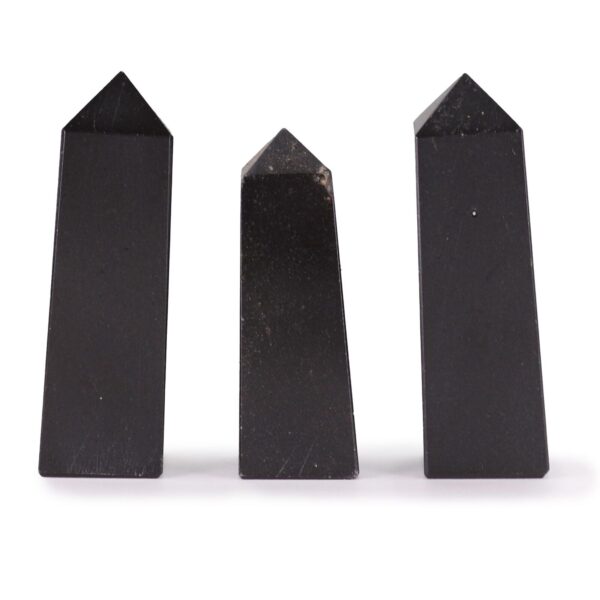 Obeliskspetsar i Ädelsten - Turmalin - 3-pack