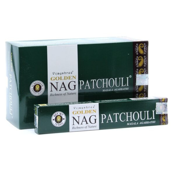 15g Golden Nag - Patchouli Rökelse