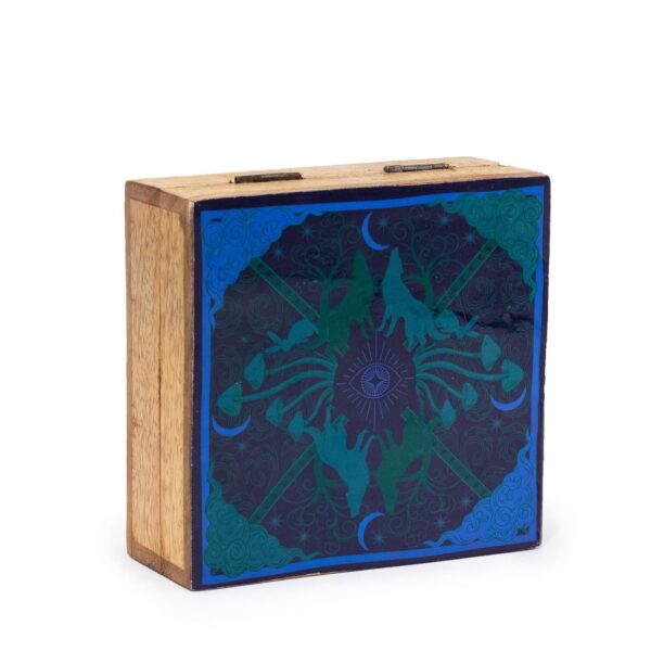 Medelstor Fyrkantig Ask 13.5x13.5x6cm - Hop Hare