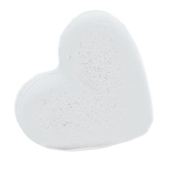 Hjärta Badbomber 70g - Kokosnöt - 16-pack