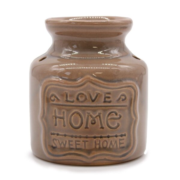 Stor Home Oljebrännare - Grå - Love Home Sweet Home