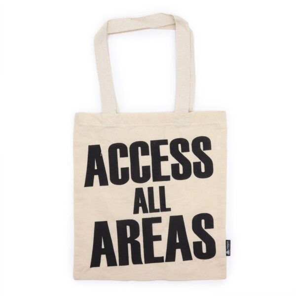 Ikonisk Basic Tygkasse - ACCESS ALL AREAS - Naturlig