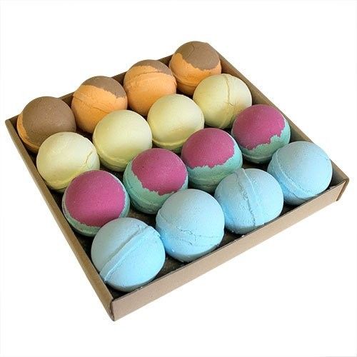 Festlig Mix Jumbo Badbomber - 16-pack