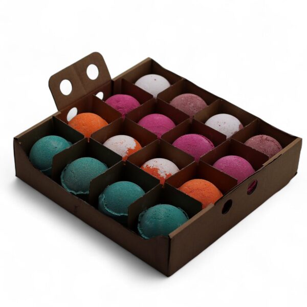 Festlig Blandning av Stora Badbomber - 16-pack