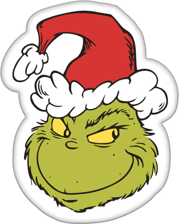The Grinch Smile dekorativ kudde 36x29 cm