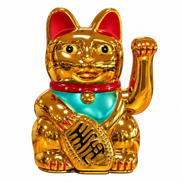 Gyllene Lycklig Katt - 15cm