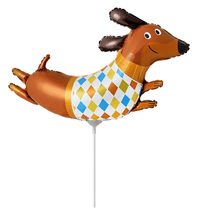 Dachshund folieballong 69 cm