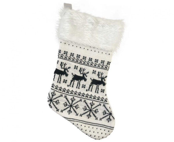 Julstrumpa med snöflinga, 41 cm