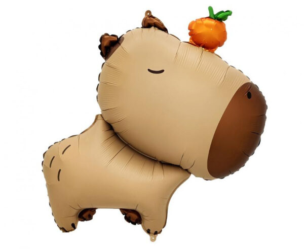 Kapibara Orange folieballong 64 cm