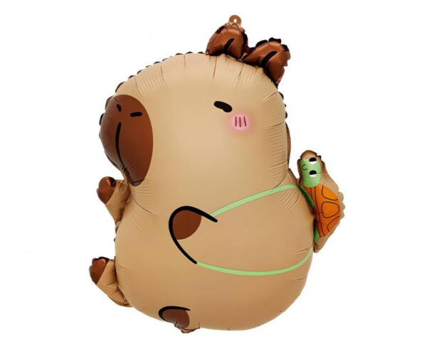 Kapibara Turtle folieballong 44 cm