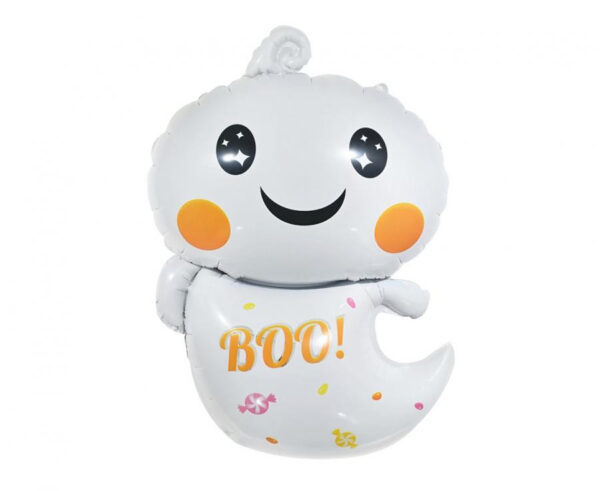 Halloween dödskalle spöke folieballong 59 cm