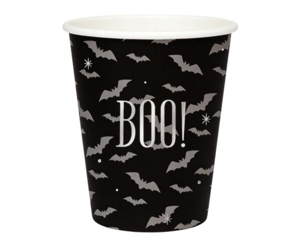 Halloween spökpappersmuggar, 6-pack 266 ml