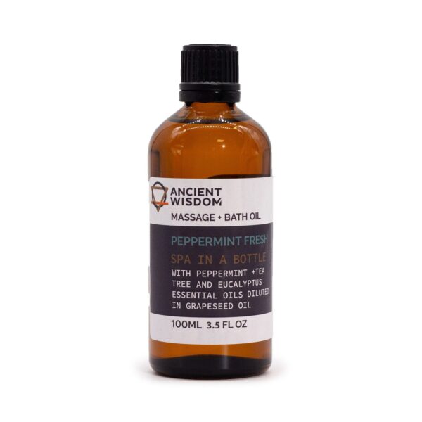 Färsk Pepparmynta Massageolja - 100ml