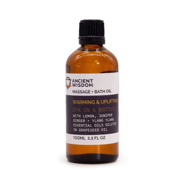 Varm & Upplyftande Massageolja - 100ml