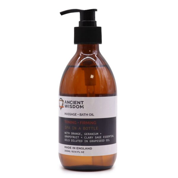 Massage- & Badolja - Tonande & Stärkande 300ml