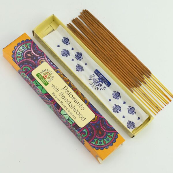 Namaste Mandala Masala Rökelse - Palosanto med Sandelträ