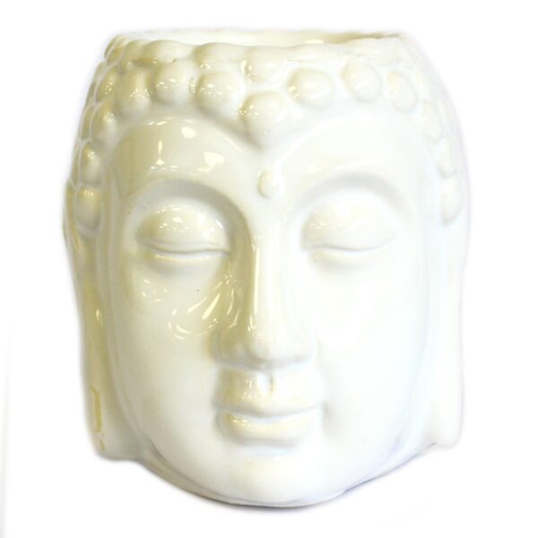Buddha Oljebrännare - Vit