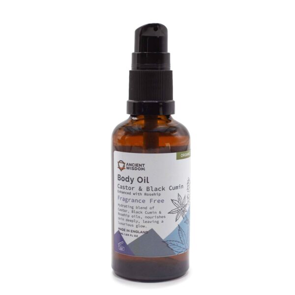 Ekologisk Kroppsolja 50ml - Nypon (Oparfymerad)