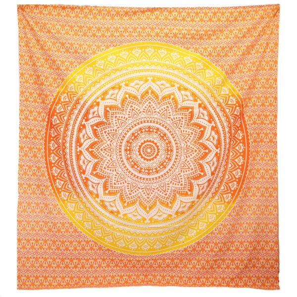 Väggbonad / Strandfilt - Umrao-Mandala - Orange