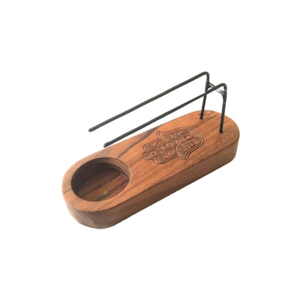 Liten Palo Santo Värmare - Teakträ - Hamsa