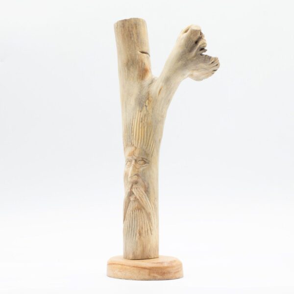 Handgjord Skulptur i Parasit-trä – Greenman