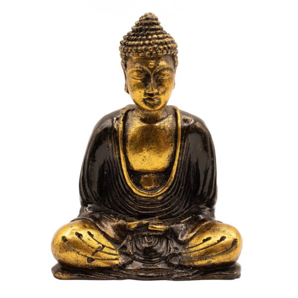 Svart & Guld Buddha - Medelstor