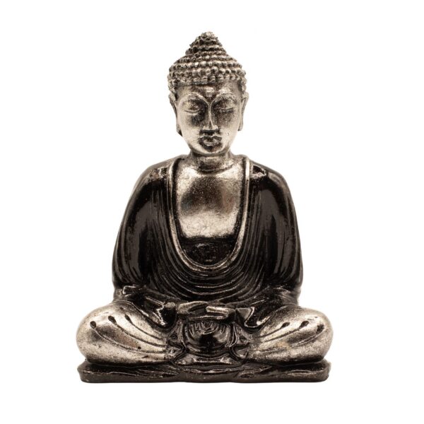 Svart & Grå Buddha - Medelstor