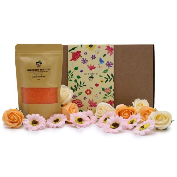 Wild Hare Set med Badsalt & Tvålblommor - Total Detox