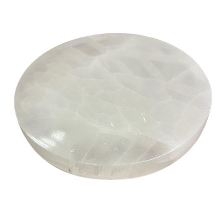 Mellanstor Selenitplatta 10cm - Vanlig
